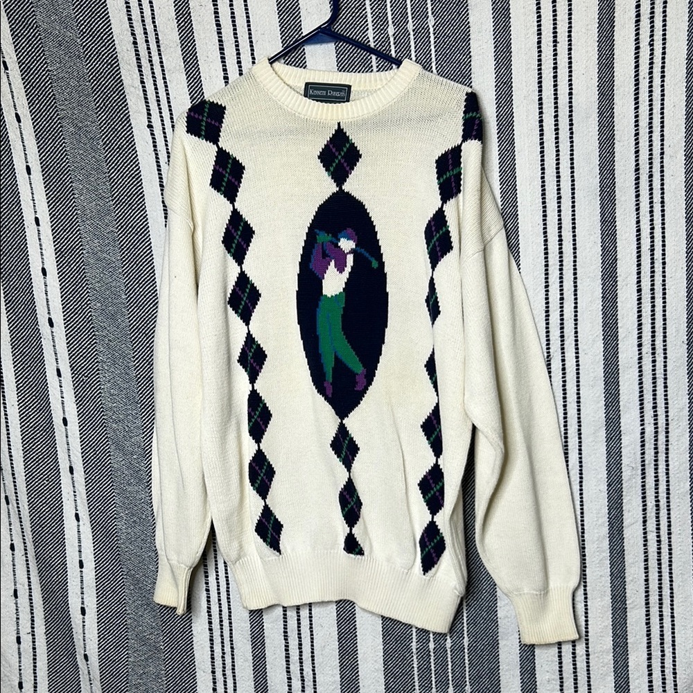 Vintage Kenneth Robert’s Golf Knit Sweater